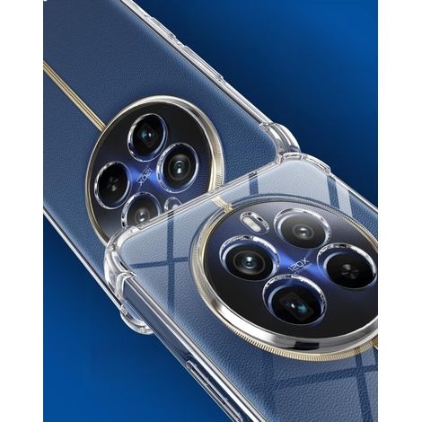 Custodia per Realme 12+ Plus 5G, resistente alle cadute, trasparente (1/5)