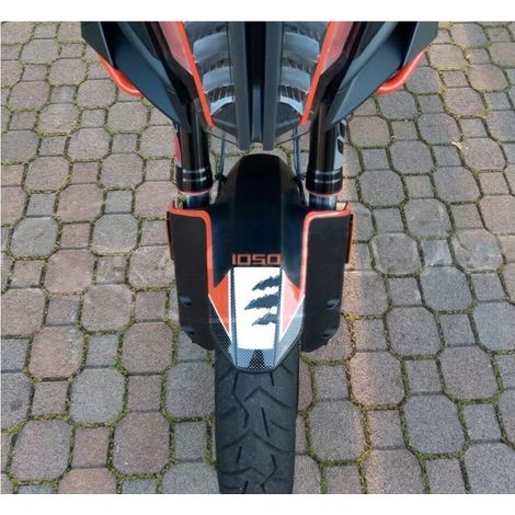 PROTEZIONE PARAFANGO ANTERIORE adesivi 3D compatibili per KTM 1050 ADVENTURE (1/2)