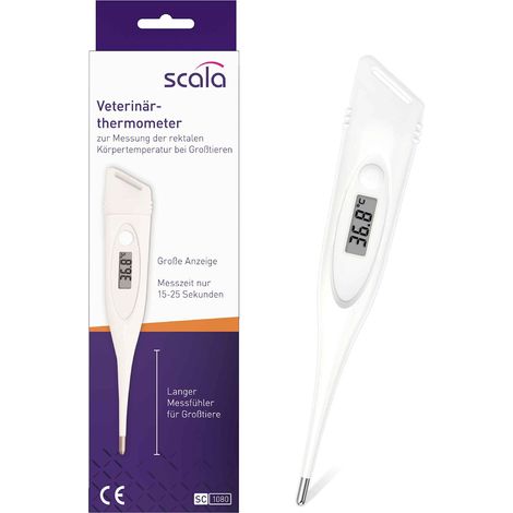 Scala SC 1080 Termometro Veterinario Bianco (1/3)