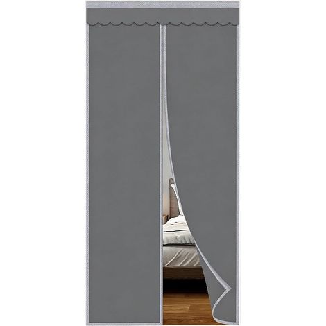 Rideau de porte magnétique pour chambre à coucher, salle bain, entrée (1/5)