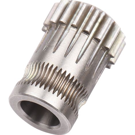 Zubehör für 3D-Drucker: Doppelantriebsrad, oberes Extruderrad für kabellose Geräte, Edelstahl, 1,75 mm, für Creality Ender 3, 5, CR10 Pro, CR-10 (1/2)