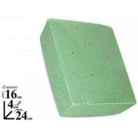 TrAdE Shop Traesio - Mattonella Spugna Acqua 24 X 16 X 4 Cm Composizioni Floreali Piante Fiori Vaso -