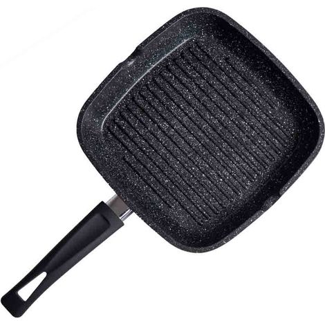 Padella griglia da 24 cm in alluminio pressofuso rivestita in materiale C3 plus (1/5)
