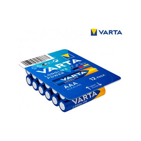 Pila Varta longlife power aaa - lr03 caja 12 unid ø10.5x44.5mm