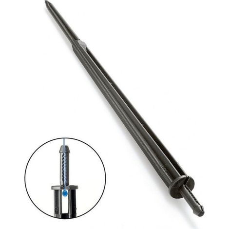Set di 100 Picchetti Dritti per Microtubo  Picchetto a Labirinto 4,5 x 6,5 mm  Sistema di Irrigazione a Goccia con Innesto a P (1/5)