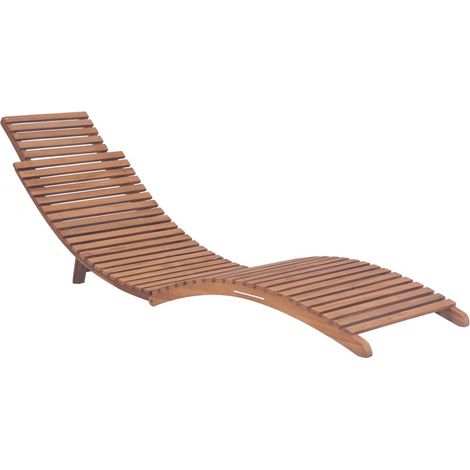 Maison Exclusive - Sonnenliege Klappbar Massivholz Teak