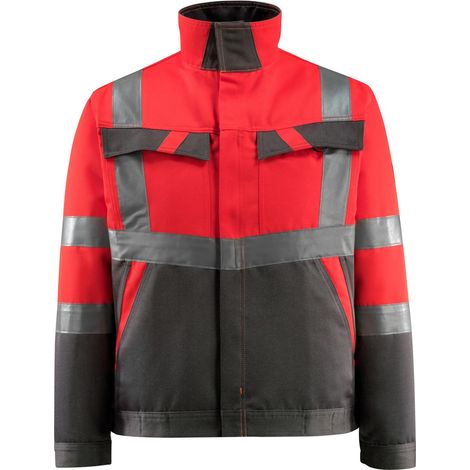 Mascot Arbeitsbundjacke Forster 15909-948 Gr. 4XL hi-vis rot/dunkelanthrazit (1/4)