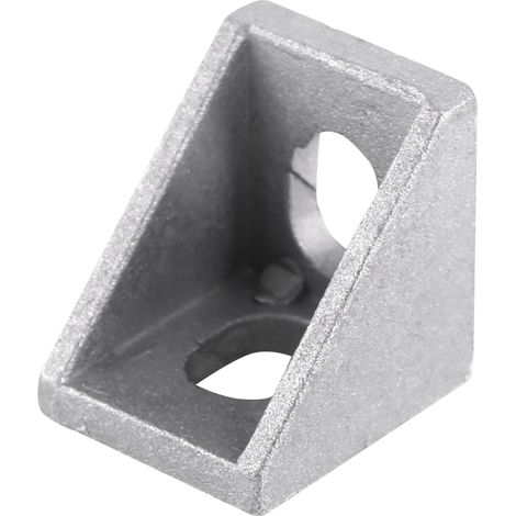 10 L-förmige Eckverbinder aus Aluminiumlegierung, rechteckige Verbinder, 20 x 20 mm (1/5)