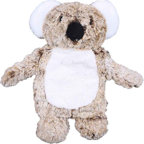 Bouillotte Peluche Ours "Micro-Ondable" 32cm Marron (1/4)