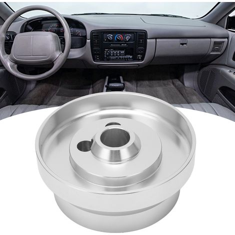 Kurze Nabenadapter für 5- und 6-Loch-Lenkräder, Ididit GM Chevy, Aluminium (0,5 Zoll), silber (1/5)