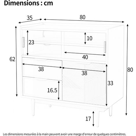 Meuble de salle de bain avec éclairage LED, buffet 80 cm, porte vitrée, rangement mural pour salle d'eau, armoire design blanc. (1/5)