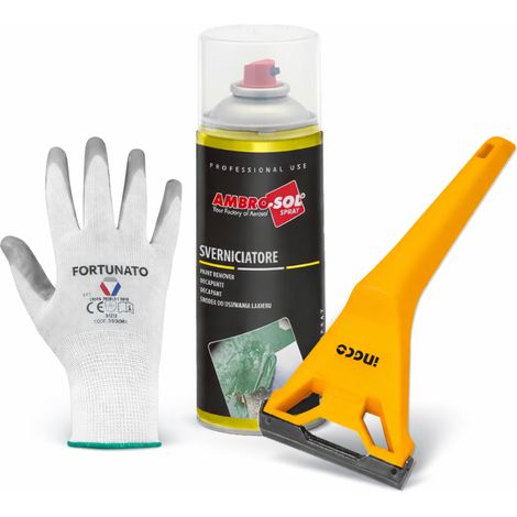 Kit completo per rimozione vernice e incrostazioni superfici (1/5)