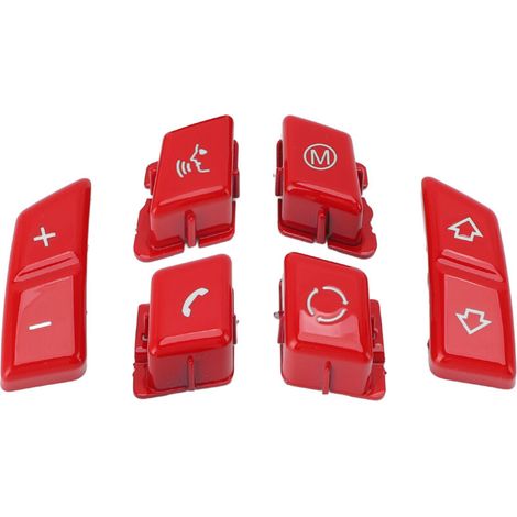 6PCS LOOK THE RHEAUX PLACEMENT FOR 1 Series 3 E90 E92 E93 M3 E81 E82 E87 E88 FOR X1 E84 2008-2015 (red) (1/5)