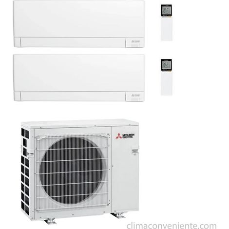 Climatizzatore Condizionatore Mitsubishi Electric Dual split MXZ-2F53VF MSZ-AY35VGKP MSZ-AY35VGKP 12+12