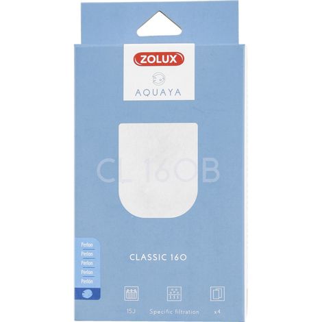 Filtre perlon CL 160 B  x 4 . pour pompe classic 160. pour aquarium. - zolux