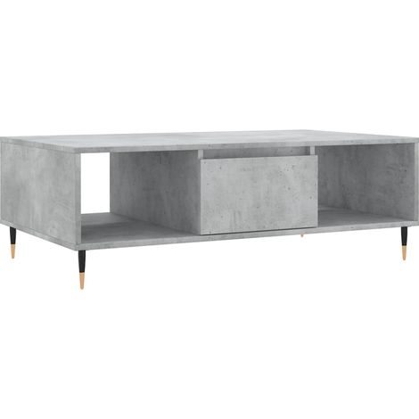 Maison Exclusive - Tavolino Salotto Grigio Cemento 104x60x35 cm Legno Multistrato