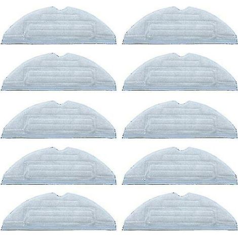 10 Pcs Mop Rag Compatible With Xiaomi Roborock S7/t7 Plus,robotic Spare Parts (1/4)
