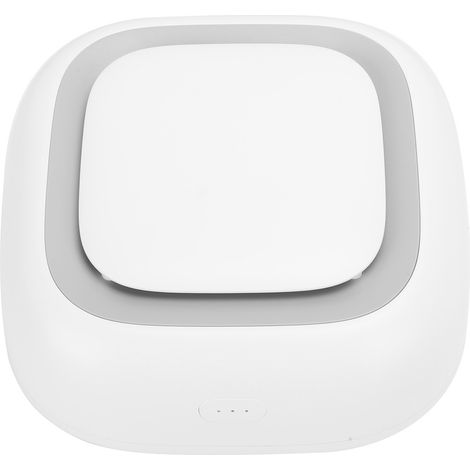Purificateur d'air à ions négatifs en forme d'arc, purificateur d'air à filtre électronique, purificateur d'air à 360°, purificateur d'air pour voiture, rechargeable par USB, blanc. (1/5)