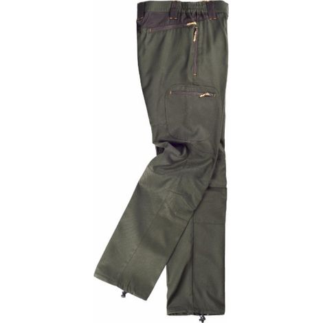 Pantalón en mezcla de viscosa resistente y transpirable WORKTEAM S9880 Sport XXL Negro+Gris (1/3)