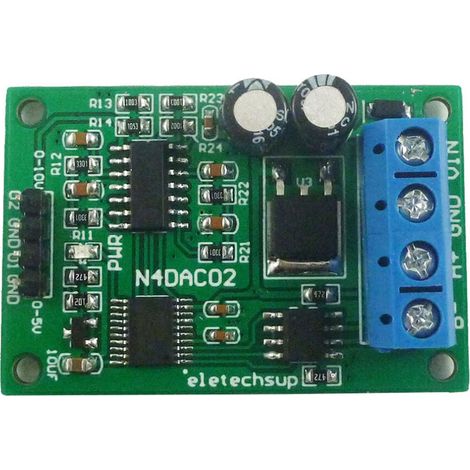 Générateur signal tension 12V 0-5V 0-10V module convertisseur DAC RS485 Modbus (1/5)