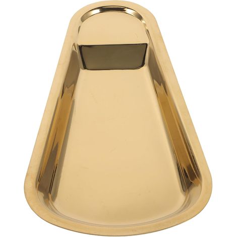 Repose-cuillère Compact en Acier Inoxydable Doré, Plateau de Rangement Ménager Résistant à L'usure, Support Multifonction pour Cuillères, Fourchettes et Baguettes, Cuisine et (1/5)