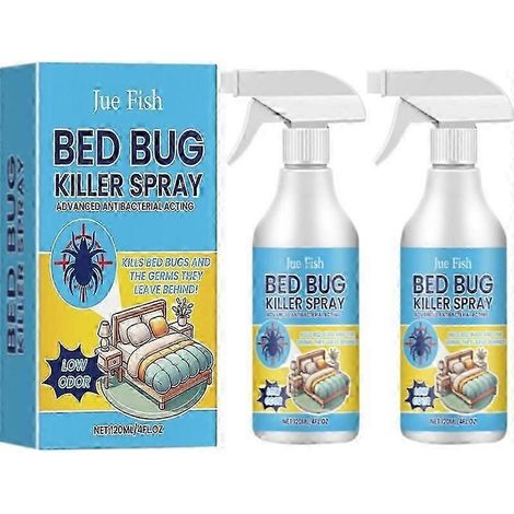 Spray anti-punaises de lit 1 à 3 fois plus efficace pour prévenir les piqûres de puces et de punaises de lit, produit multi-usages pour la maison. (1/5)