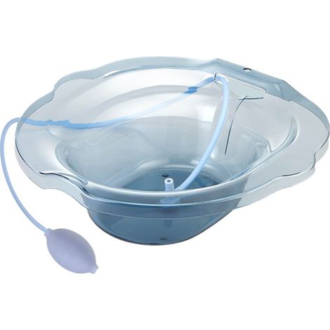 Bain de siège pour toilette, soins post-partum et hémorroïdes avec chasse d'eau, compatible universel (1/5)