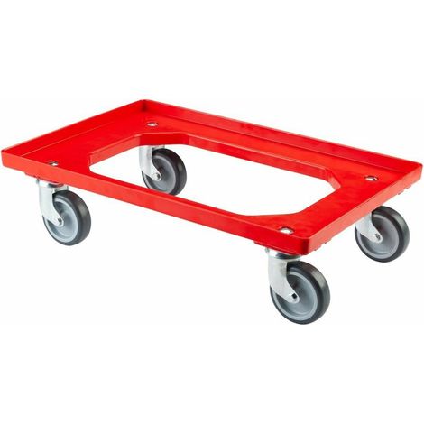 BS Rollen Transportroller rot (1/2)