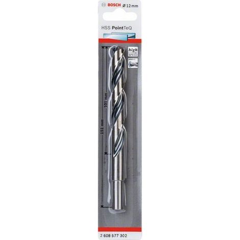 Bosch Accessories 2608577302 Punta per Metallo, 1 W, 1 V, Ø 12 mm