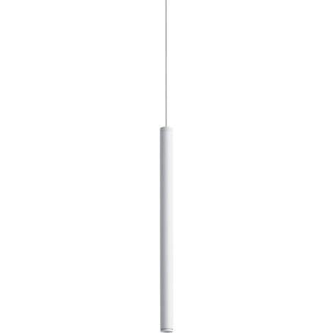 Ideal Lux LOOK Suspension extra-plate de 25 cm, blanche, 1 LED 220 lm 3000 K