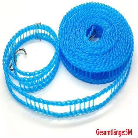 Corde à linge coupe-vent en Nylon, 2 pièces, corde à linge Portable de voyage