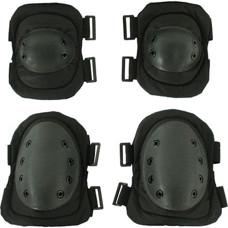 Genouilleres Et Coudieres De Protection - Tpu Evas - Pour Jardinage Travaux Exterieurs Et Sport - Lot De 2 (1/5)