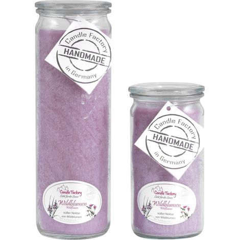 Candle Factory Kerzen-Set Wildblumen Big + Mini Jumbo Duftkerze Dekokerze (1/5)