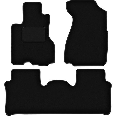 Tapis de sol en velours noir pour : Honda CR-V II SUV (2001-2006) (1/5)