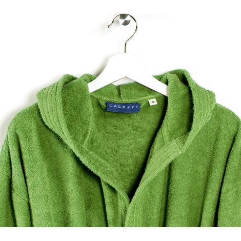 Caleffi Accappatoio in Cotone Verde Minorca junior - 78259, 8-10 anni (1/4)