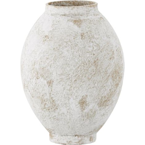 Vase Déco "Globe" 18cm Beige