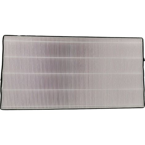 vhbw Filtro polen compatible con Helios KWL EC 450 W, KWL EC 500 ECO unidad ventilación - Filtro aire F7, negro / blanco