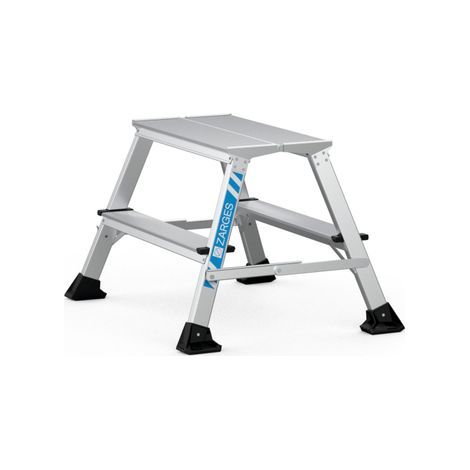 Zarges XLstep P - Podest breit 2 x 2 Stufen (1/2)