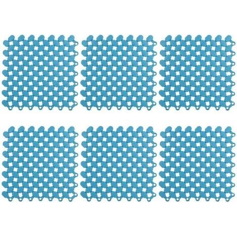 Non-slip shower mat set of 6, perfect for bathroom, kitchen, pool, and balcony. (1/4)