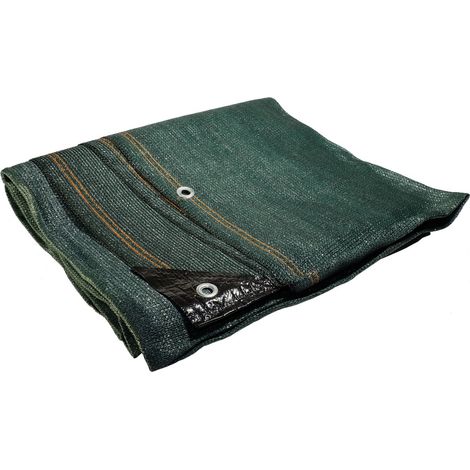 Bâche brise vue 1x 5 m VERT Polyéthylène renforcé Occultant Jardin (1/5)