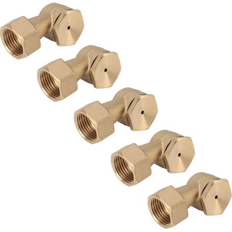 Buses à jet en laiton avec filetage femelle G1/2 pouce, buse de fontaine Waterscape durable, buse automatique pour jardin et hôtel (1/5)