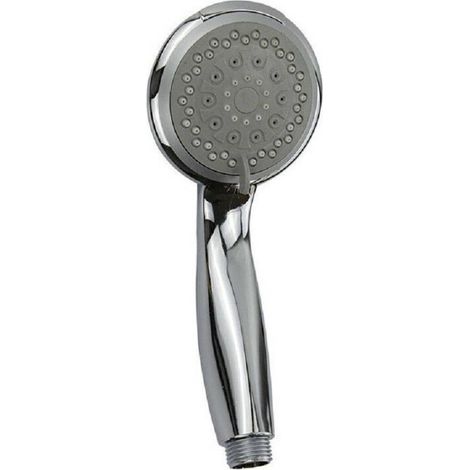 Pomme De Douche Multi-jets Bain Abs Chrome Gris Raccord Système 1/2" 69343 (1/2)