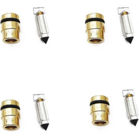 Kit de réparation de carburateur pour moto Yamaha YBR125 VM22 JYM125 JYM YBR 125 VM 22 : coupelle d'huile, joint d'aiguille flottante et flotteur.
