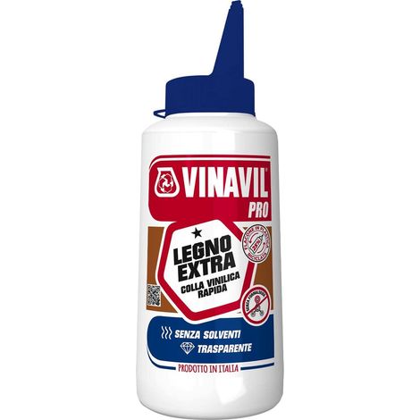 Colla vinilica "Vinavil Pro" trasparente per legno 750 gr