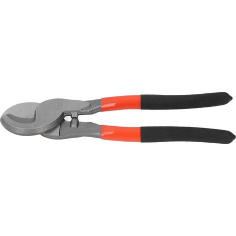 Coupe-câbles 10 pouces, outil de coupe de fils robuste avec fonction de dénudage pour câbles multibrins en cuivre et aluminium (1/5)