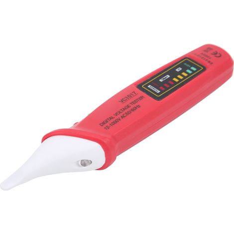 Stylo testeur électrique intelligent à affichage numérique VC1017 : détecteur de tension alternative pour tests (1/5)