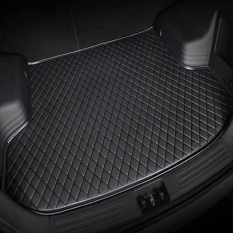 Tappetino per bagagliaio per Toyota Yaris Hybrid 2020 2021 2022 2023 2024, Tappetino per bagagliaio su misura, Tappetino per bagagliaio in pelle antiscivolo, Tappetini per bagagliaio antigraffio, Acce (1/5)