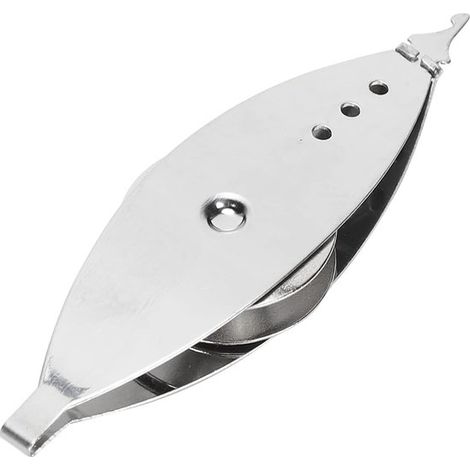 Lanzadera - Lanzadera de aguja de metal plateado, utilizada para la elaboración de encaje casero, con caja de almacenamiento. (1/5)