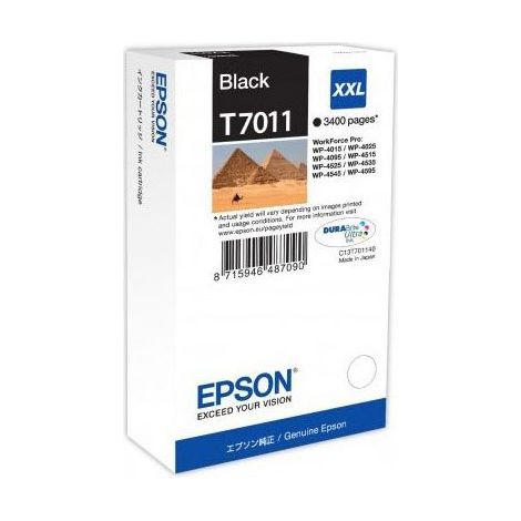Cartouche Epson T7011 noire pour imprimante jet d'encre (1/2)