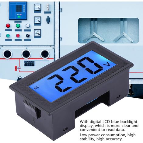 Voltmètre numérique YB5135DB AC80500V à deux fils avec affichage LCD, testeur de tension (1/4)